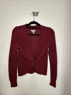 Arizona Jean Company Burgundy Knit Sweater | Knit Sweater | Cozy | Burgundy